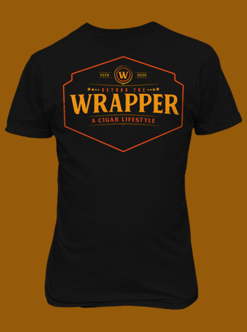 Black T-shirt with logo